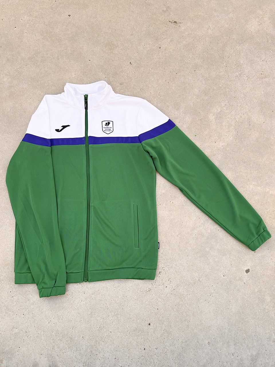 Chaqueta chándal verde