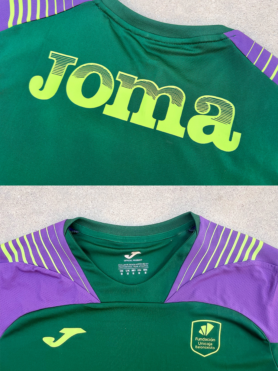 Camiseta verde entrenamiento C/M