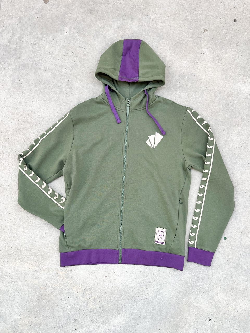 Sudadera retro cremallera