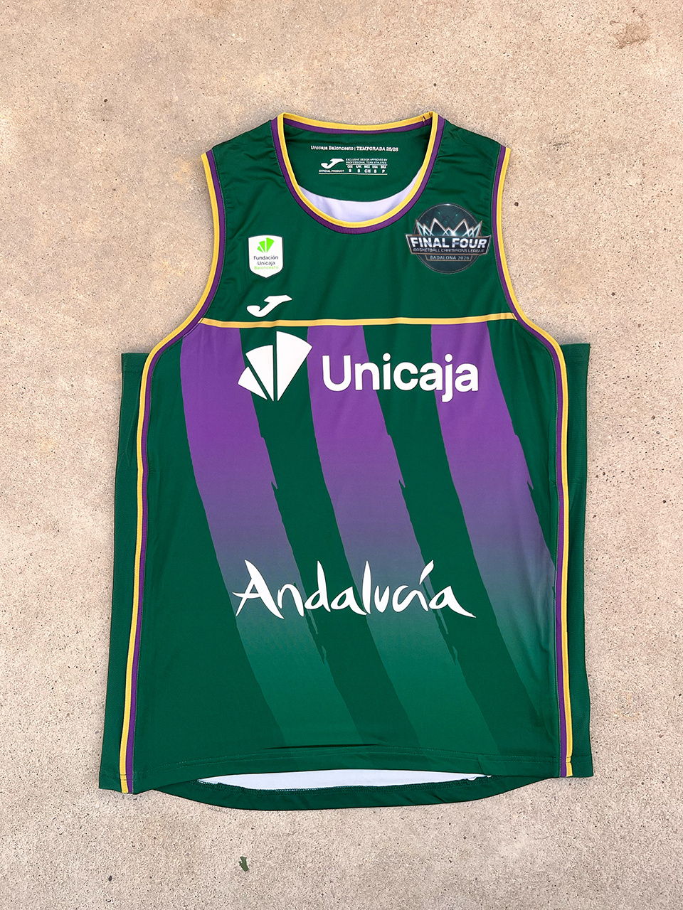 Equipación verde Final Four